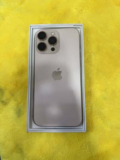 I phone 16 pro max 256GB PTA approved