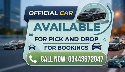 Car Available For Pick & Drop, For Bookings