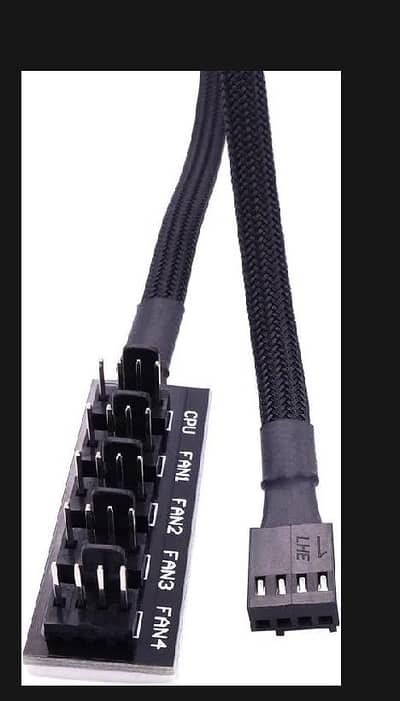 Fan hub for pc 4 pin
