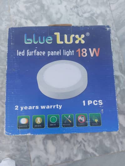 BlueLux 18W LED Surface Panel Light – Brand New