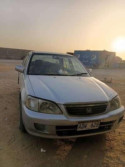 city 2002 all tyre new. new dry battery installed
