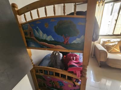 Want to sell double bed of childeren
