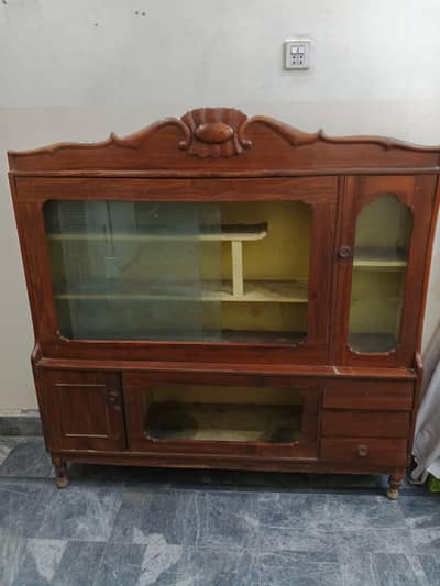 showcases wood material