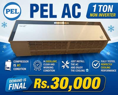 Used PEL company AC in good working condition.