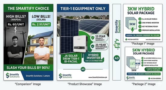 Smartify Solutions: Hybrid Solar Packages with 25-Year Warrant