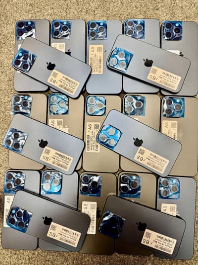 iPhone 15 Pro Max 256GB Physical & E SIM water packed PTA Approved