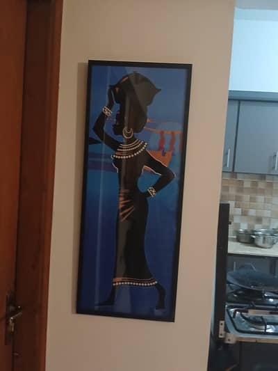 African art - Fabric Painting - frame