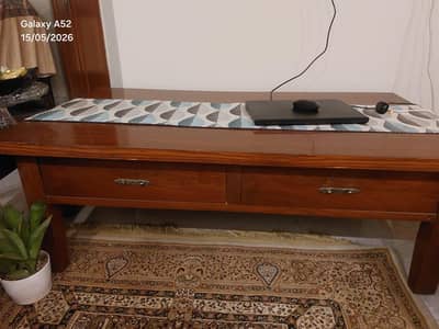 solid wood customer build center table