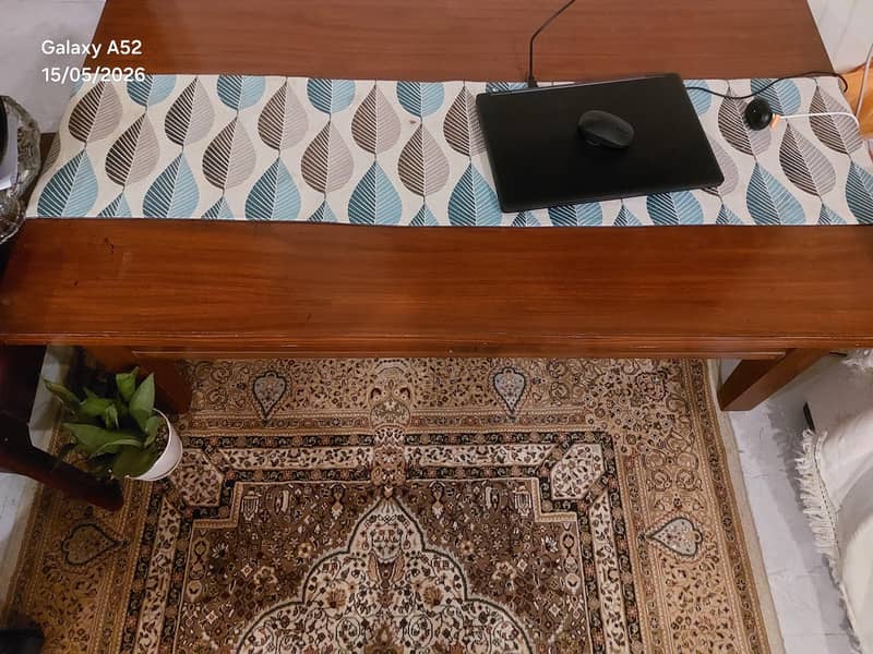 solid wood customer build center table 2
