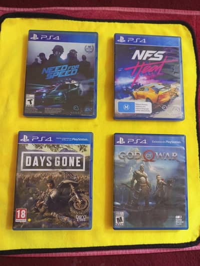 PS4 CD's just like new