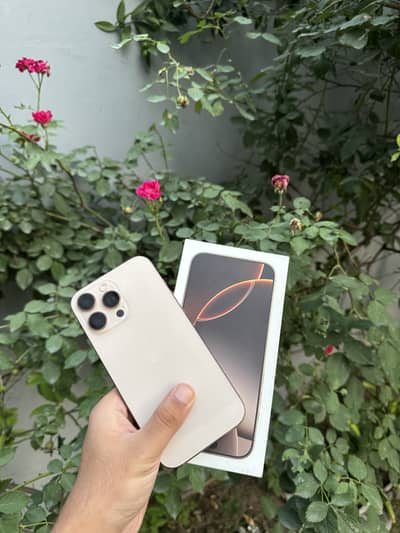 iPhone 16 pro max Non PTA ( factory unlock ) dual ESIM with box
