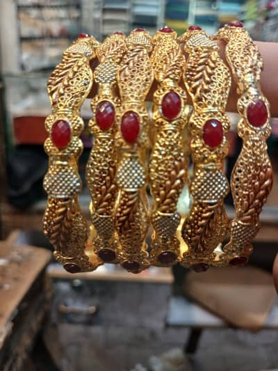 Kashmiri Bangels with stones