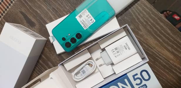 Tecno Camon 50 pro box open