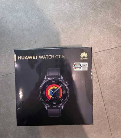 Brand new Box pack Huawei GT 5 46mm black