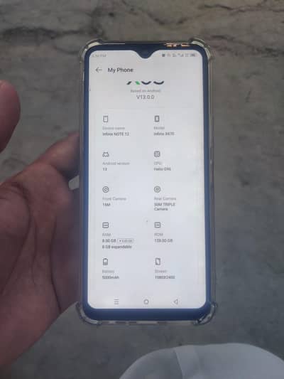 infinix note 12 g96(8+8/128)