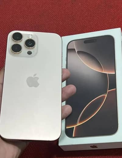 Iphone 16 pro official pta approved max 256gb