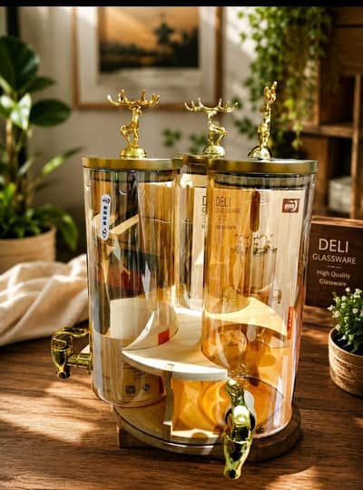 3 in 1 Rotating Beverage Glass Dispenser
