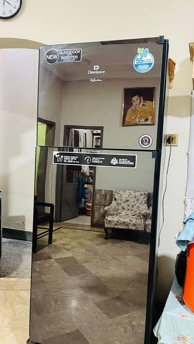 DAWLANCE REFRIGERATOR | 91996 GD Black  lush condition