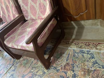 Wooden Sofa Set 5-seater