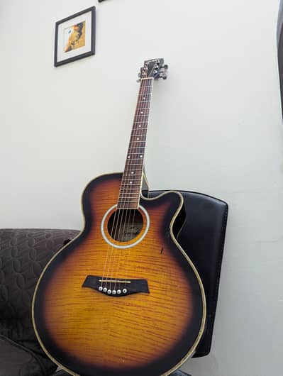 Acoustic Guitar Sunburst Color