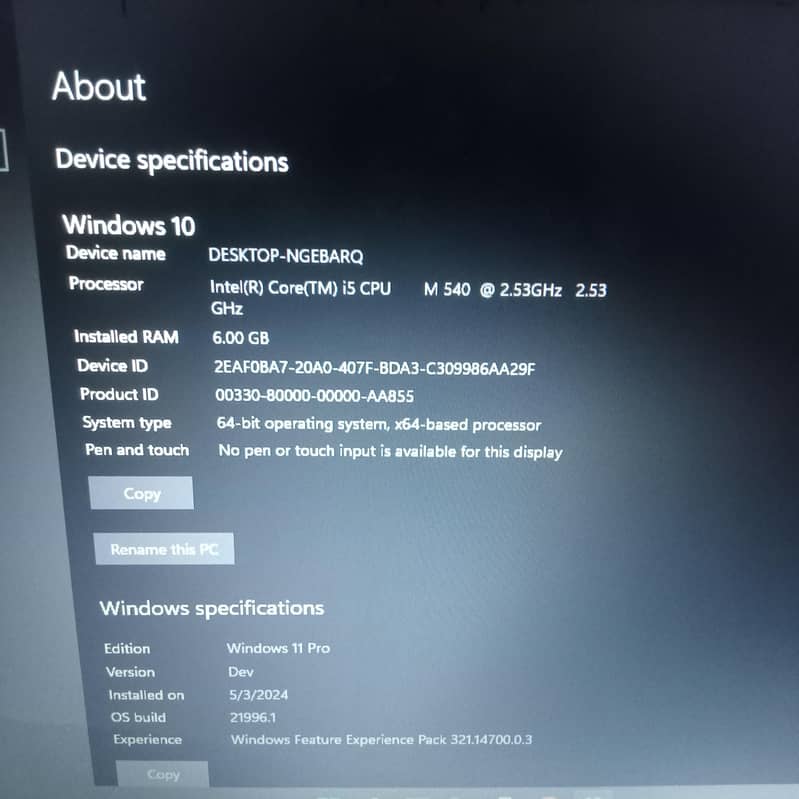 Dell Laptop 1