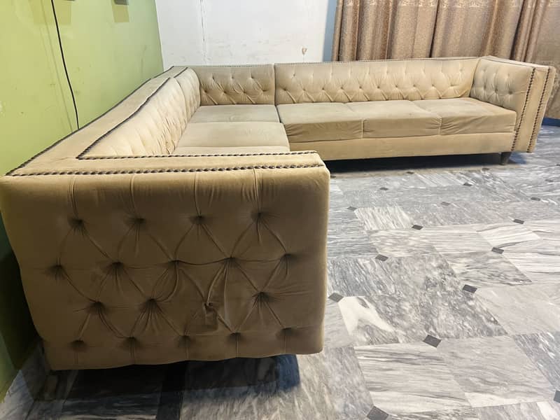 L shape 7 seater sofa 0
