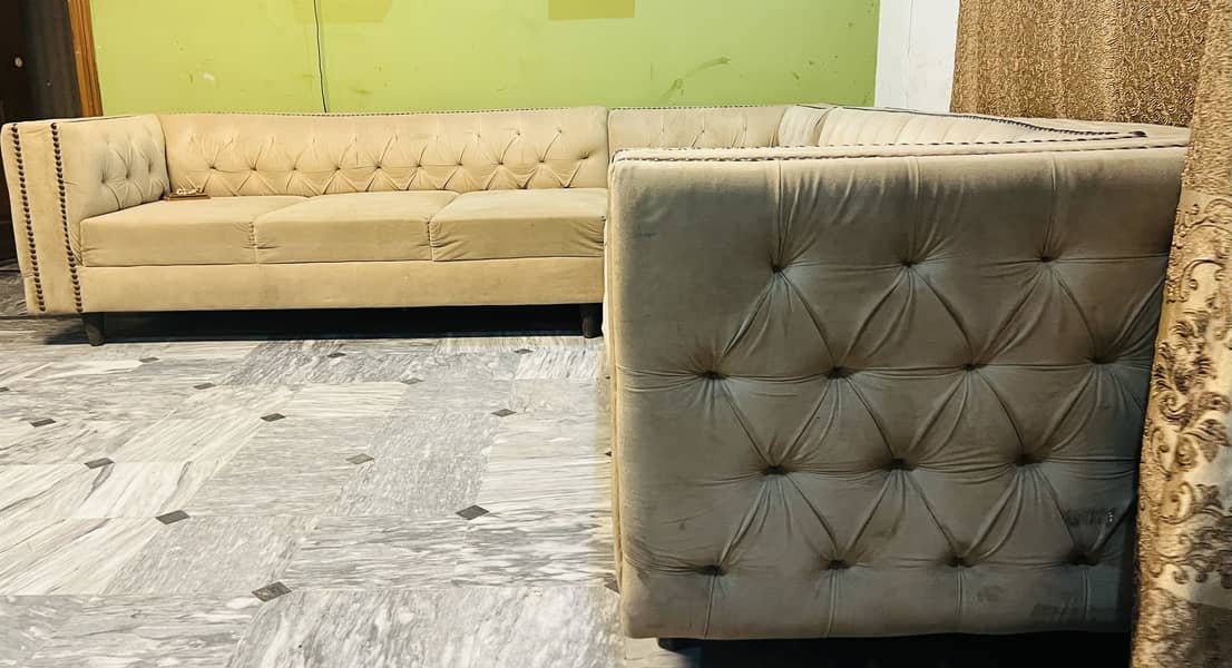 L shape 7 seater sofa 2