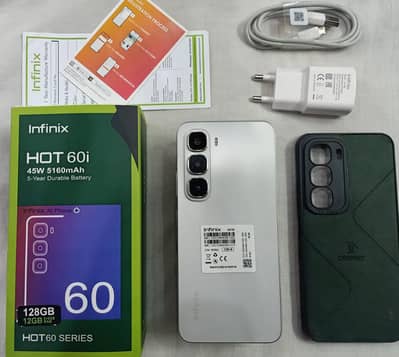 infinix Hot 60i,*12/128GB,*7Month WaRnty*Ladys UsE"Lussshh 10/9.5,*