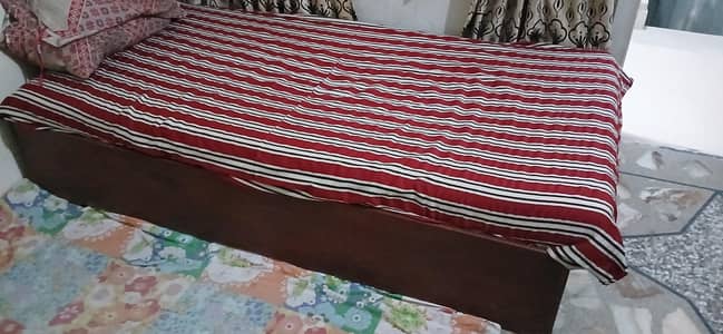 Wooden Single Bed