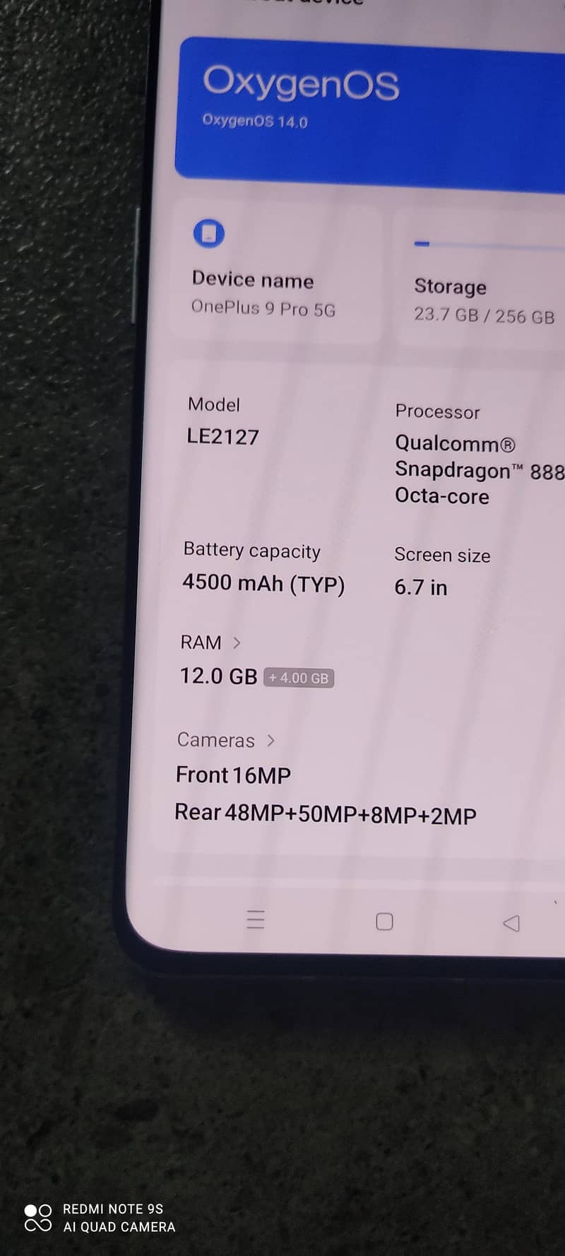 ONE PLUS 9 PRO 9