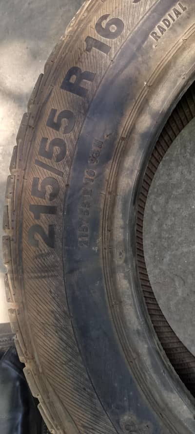 RADIAL TUBELESS tayre argent sale BG LUXO PLUS  215/55 R 16.93H