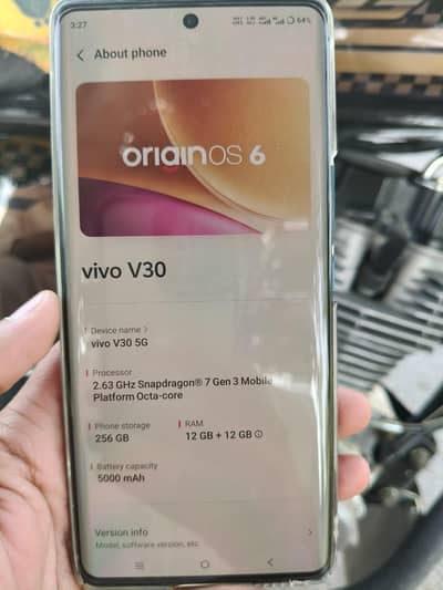 V30 12gb 256gb