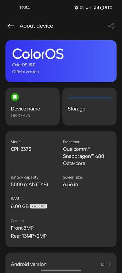 oppo a76 contact whatsapp 03035308031