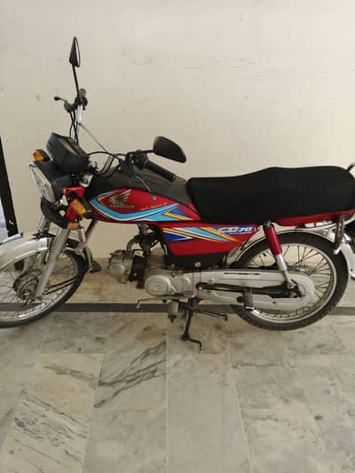 honda CD 70 38k driven original Tanki tape installed engine never open