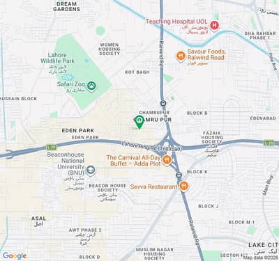Adda Plot Raiwind Road 27 Kanal Commercial Plot Available for Rent for Marque &   Shadi Hall