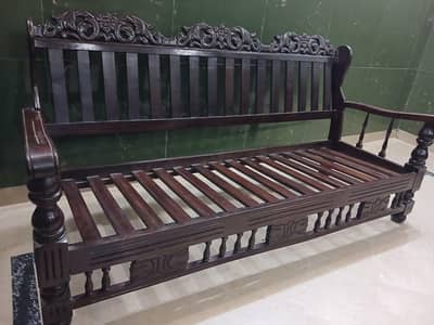 solid wooden sofa set