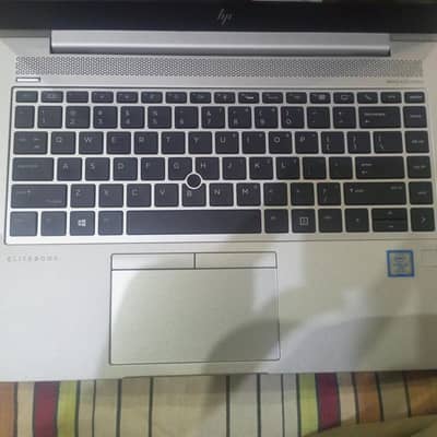 only available keyboard ⌨ and screen of laptop