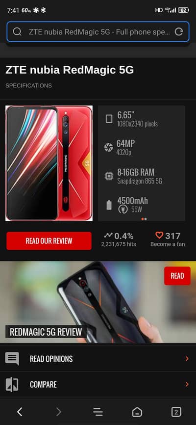 Redmagic 5G pubg 90fps