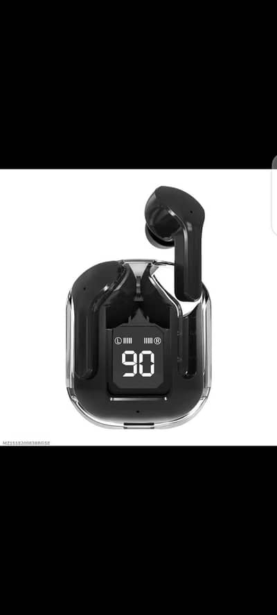 Premium Black Digital Battery Earbuds for Daily Use