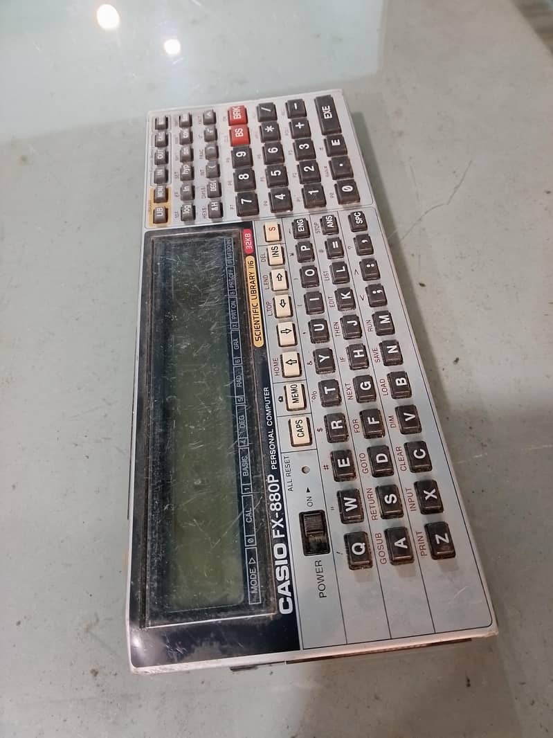 CASIO FX880P PROGRAMMABLE CALCULATOR 2