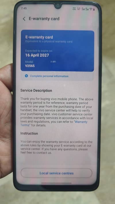 Vivo Y05 – 4GB RAM / 128GB Storage – Warranty Available