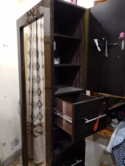 Mirror and Cabinets