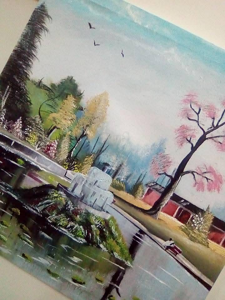 calligraphy landscape 5