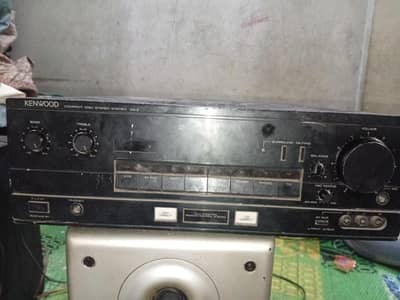 kenwood complete amplifier speakers and 110 adopter