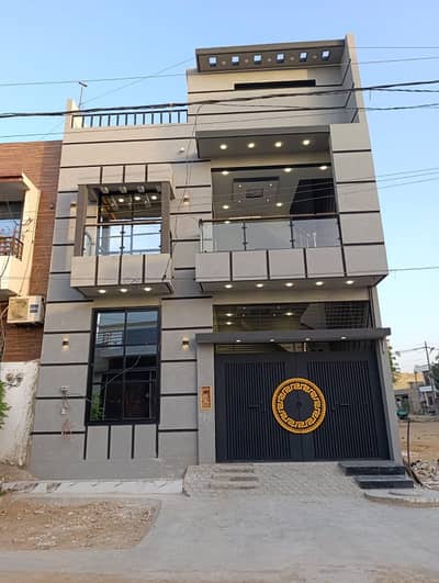 LUXURY DESIGN BRAND NEW 120 SQUARE YARD GROUND+ONE HOUSE FOR SALE IN SECTOR Q GULSHAN E MAYMAR KARACHI