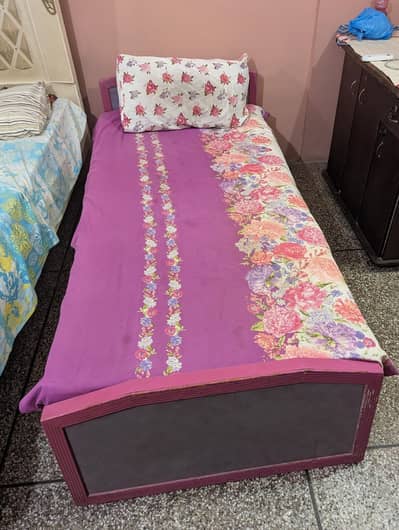 Stylish Single Bed With Mattress