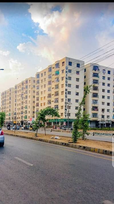 Flat For Sale Kings Residency 3 Bed DD Block 13, Gulistan e Jauher, Karachi.