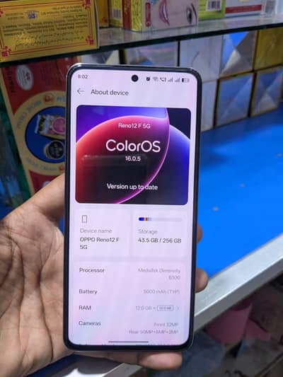 OPPO Reno 12F 5G 12+12/256 condition 10/10
