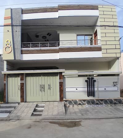 BRAND NEW 200 SQ YARDS WEST OPEN HOUSE FOR SALE IN STATEBANK HOUSING SOCIETY SCHEME 33