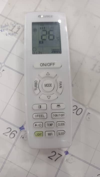 Original gree ac remote
